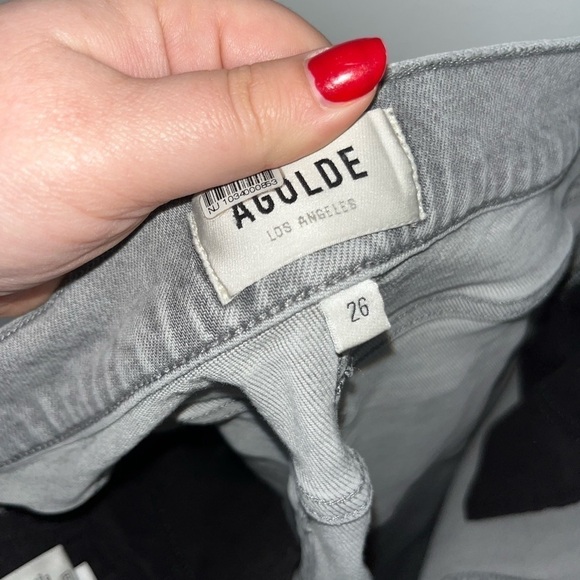 AGOLDE Gray Nico High-Rise Skinny Jeans Size 26 - Picture 13 of 14